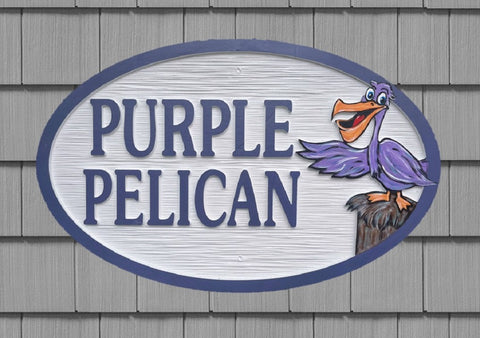Beach House Signs - Pelican,  Personalized House Signs (BH99)