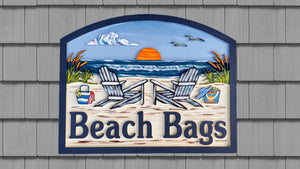 Beach House Signs - Chair, Personalized House Signs - BH92