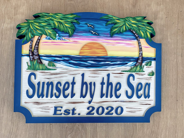 Beach House Signs - Personalized House Signs - BH70
