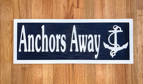 Beach House Signs - Anchor, Personalized House Signs - TC03