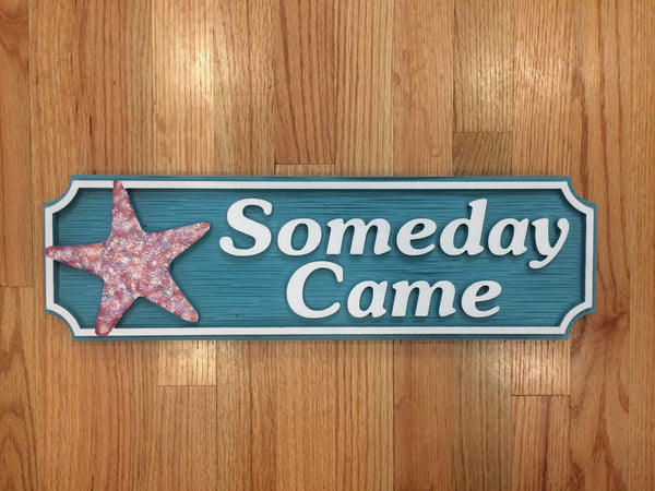 Beach House Signs - Starfish, Personalized House Signs - BH62